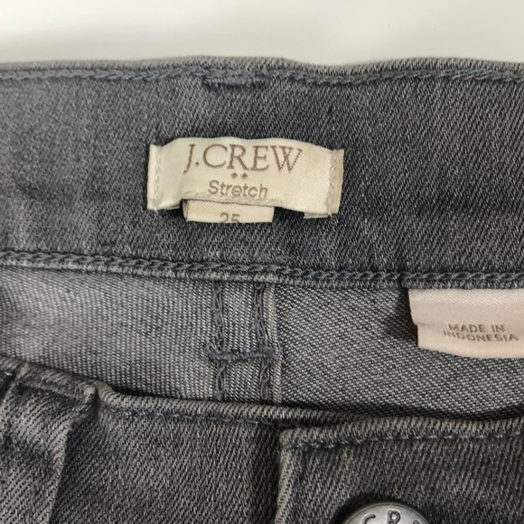 J.Crew Skinny Mid-Rise Style F4484 Gray Wash Jeans 25 - Picture 2 of 7